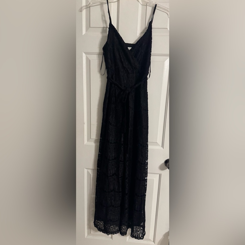 Elegant Black Lace Jumpsuit